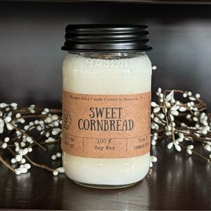 BUY 1 GET 1 *FREE*!! SOY WOOD WICK Sweet Cornbread, CLEAN BURN, Phthalate free.